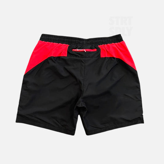 Syna World Vortex Woven Shorts Black/Red