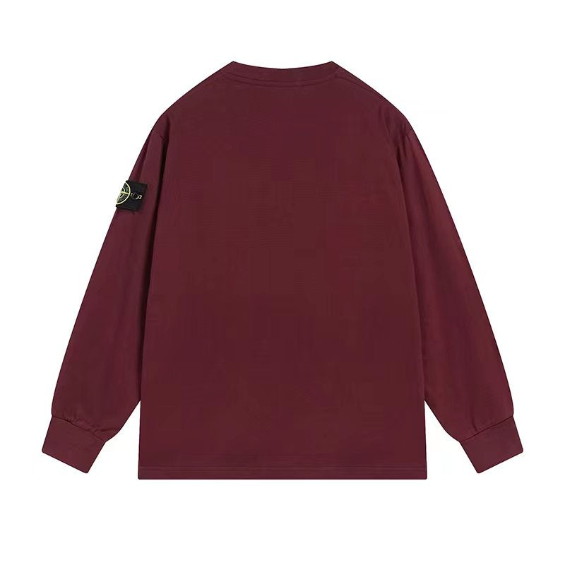Stone Island Long Sleeve Tee Red