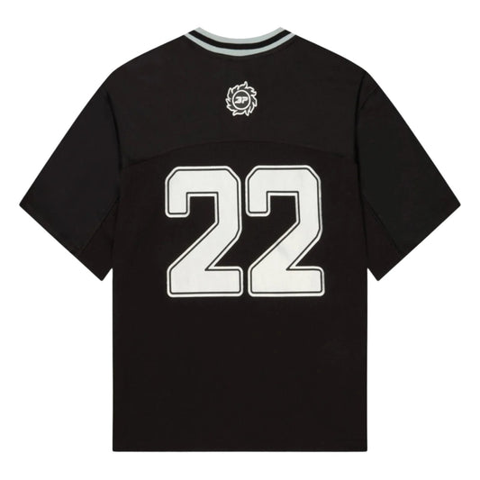 Broken Planet Football Jersey Black/Silver