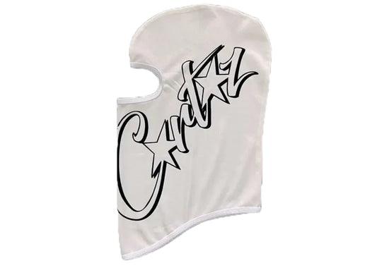 Corteiz 4Starz Liteweight* Ski Mask White/Black