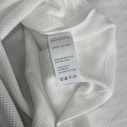 Corteiz 5 Starz Alcatraz Waffle Longsleeve White