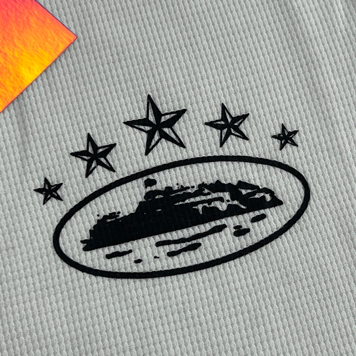 Corteiz 5 Starz Alcatraz Waffle Longsleeve White