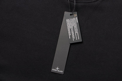 Stone Island Compass Badge Sweatshirt Charcoal Grey